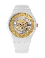 Часовник Swatch Golden Rings White SO29W107