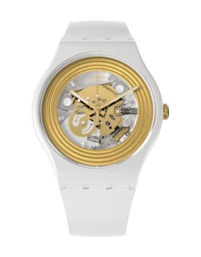 Часовник Swatch Golden Rings White SO29W107