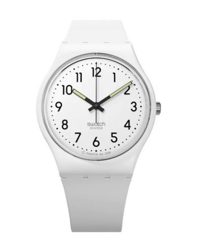 Часовник Swatch Just White Soft GW151O