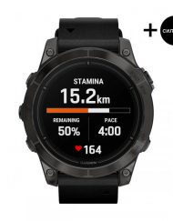 Смарт часовник Garmin Epix Pro Gen 2 Sapphire Edition Carbon Grey DLC Titanium/Black 010-02803-30