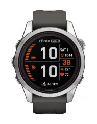 Смарт часовник Garmin Fenix 7S Pro Solar Edition Silver/Graphite 010-02776-01