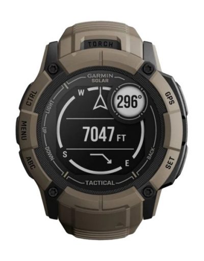 Смарт часовник Garmin Instinct 2X Solar Tactical Edition Coyote Tan 010-02805-02